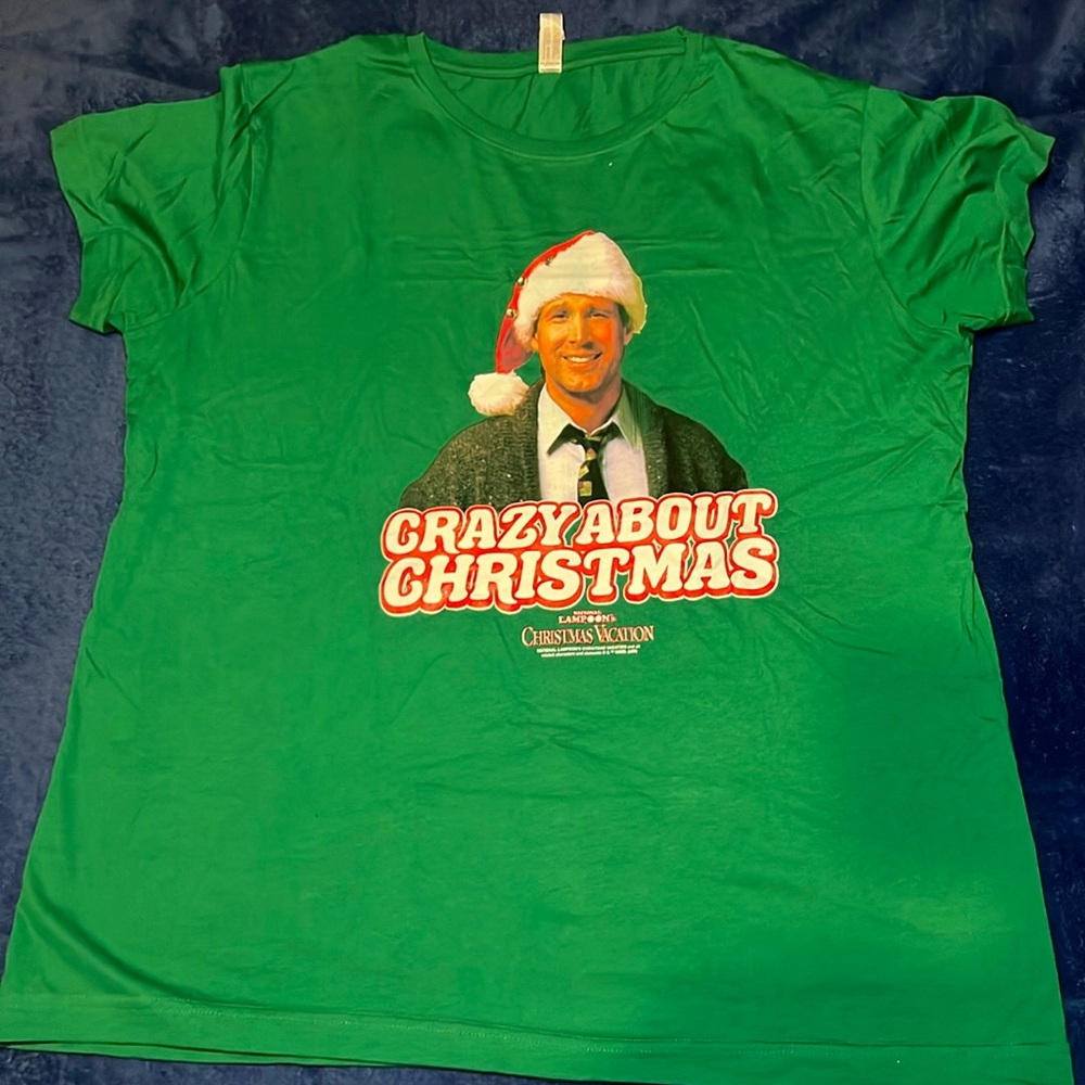 National Lampoons “Crazy About Christmas” T-Shirt Ladies XL